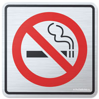 Металлическая табличка «Не курить!»